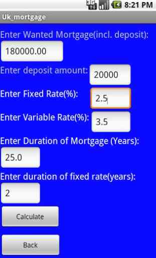 UK Mortgage Calculator 3