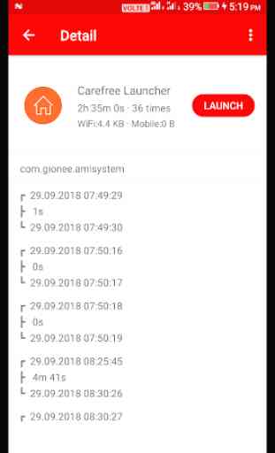 Usage Viewer for Android Screen Recorder Analyzer 3
