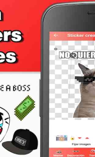 Wastickerapps Crear stickers memes para WhatsApp 2