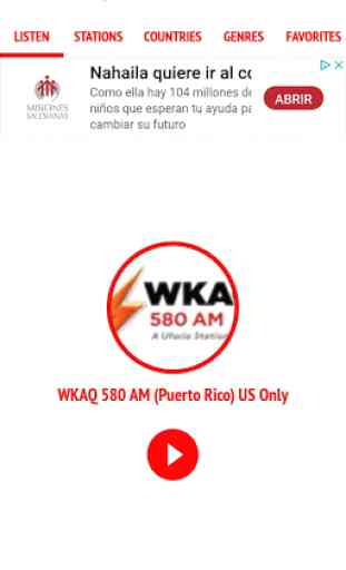 WKAQ 580 AM Puerto Rico 1