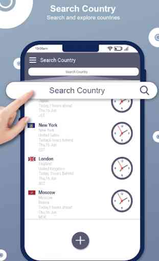 World Clock-Smart Country Clock Time 3