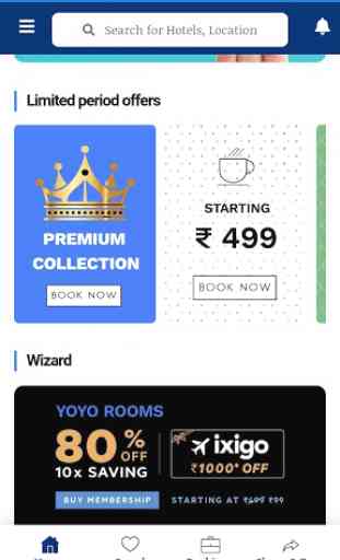YOYO - Online Hotel Booking App | Hotel at ₹ 999 1