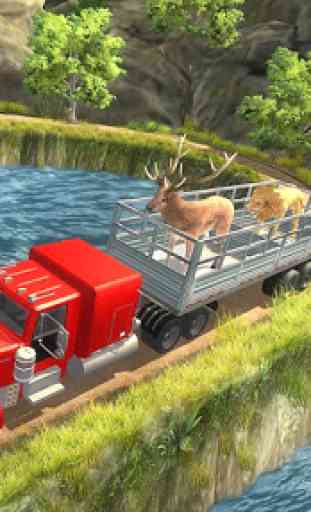Zoo Animals Transporter Truck Driving Game 2