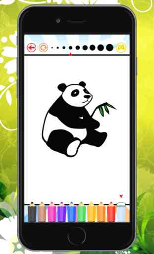 Oso de panda para colorear libro: Aprende a colorear un Panda, Koala y oso polar, juegos para niños 2