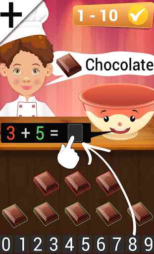 Cocinero Niños - Matemáticas 1