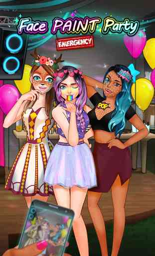Face Paint Party - Social Star ❤ Juegos de moda 1