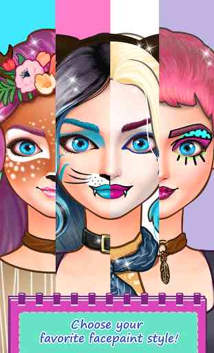 Face Paint Party - Social Star ❤ Juegos de moda 2