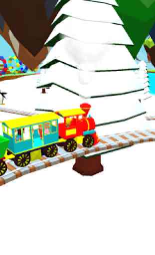 Juego de trenes 3D para niños 4