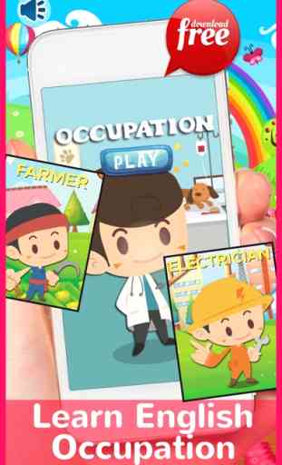 Occupations Flashcards English Vocabulary For Kids 1