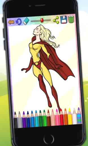 Pinta héroes mágico – colorear superhéroes y  pintar super héroes 1