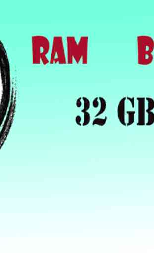 32 GB Ram Booster - One Tap Speed ​​Booster gratis 2