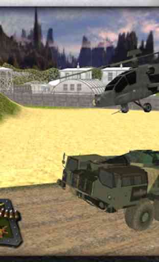 3D Army Missile Launcher Truck 2