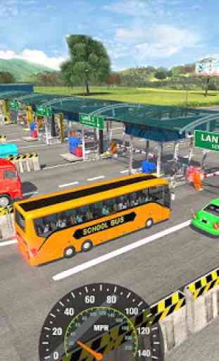 City School Bus Simulator 2019: Free driving 3