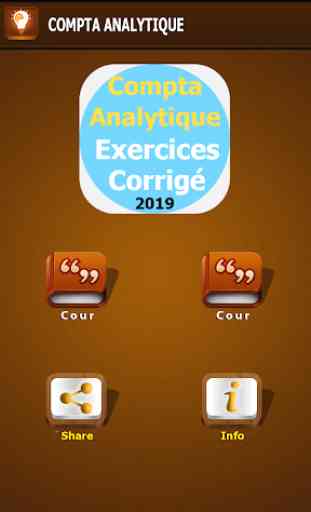 comptabilité analytique Exercices corrigés 1
