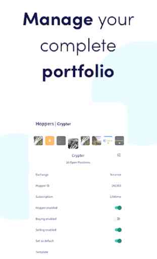 Cryptohopper - Bot de trading y portfolio manager 4