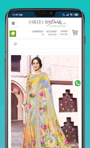 Designer Sarees Online Shopping App: SareesBazaar 3