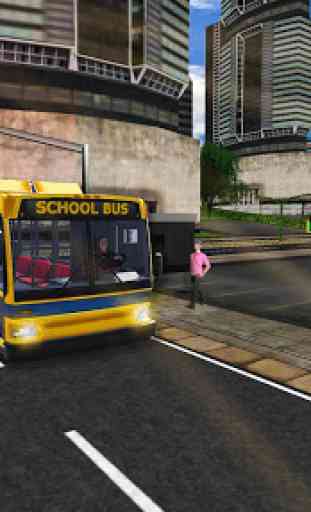 Dr. School Bus Driving-Students Transport Service 3