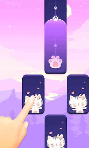 Dream Cat Piano Tiles:Free Rhythm Music Games 1