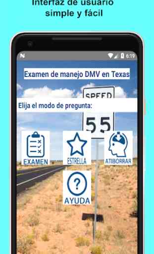 Examen de manejo DMV en Texas 1