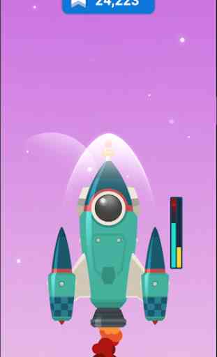 Idle Rocket Sky : Tap Tap Jump 4