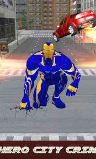 Iron Superhero Rescue : Flying Superhero Games 3