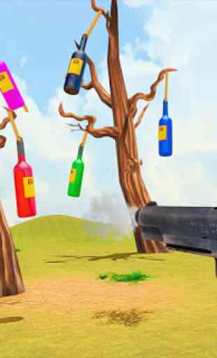 juegos de disparar botellas - 3D Bottle Shooting 2
