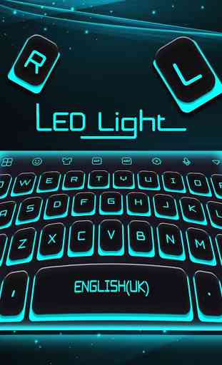LED Light Keyboard Theme 1