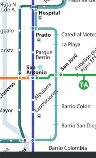 Medellin Metro Map 3