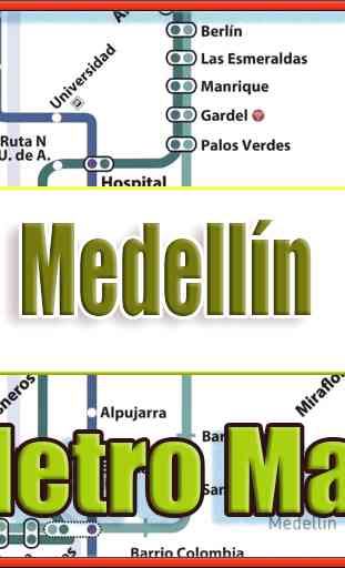 Medellin Metro Map Offline 1