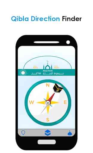 Qibla Direction Finder 2020: Prayer Times &Counter 1