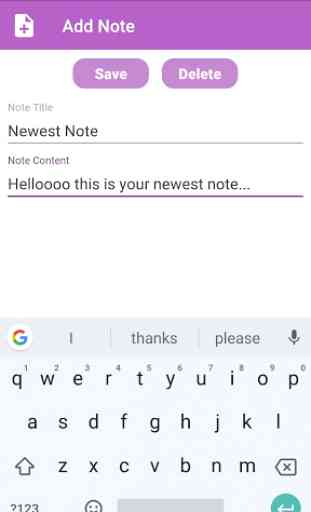 Quick Note 3