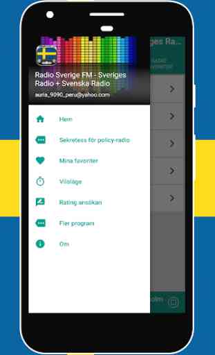 Radio Suecia, radio FM Suecia 1