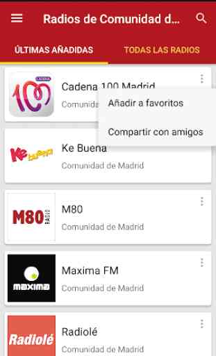 Radios de la Comunidad de Madrid 2