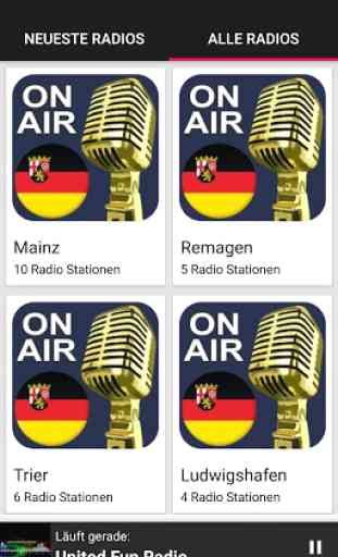 Rheinland-Pfalz Radiosender - Deutschland 3