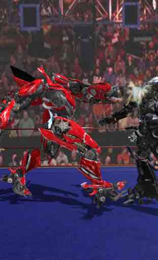 Robot Anillo Extremo Lucha 3D 3