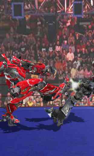 Robot Anillo Extremo Lucha 3D 4
