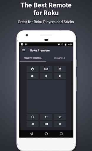 Rokie: remoto para Roku con panel táctil y teclado 1