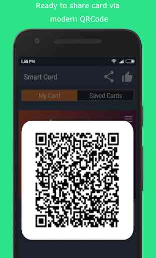 Smart Card - Digital Visiting Card with QR Code 2