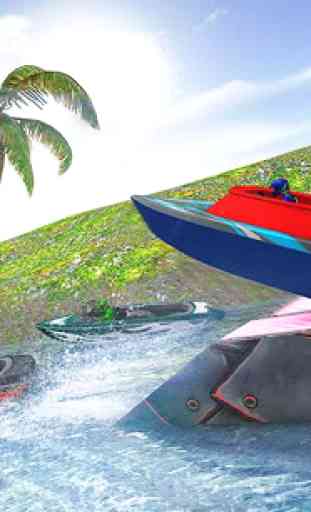 Speed ​​Boat Crash Racing 4