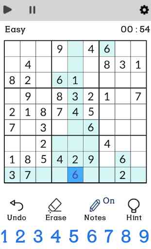 Sudoku clásico 3