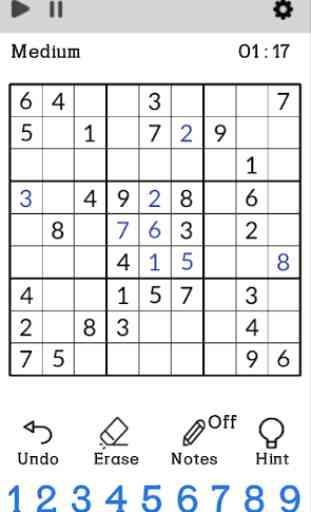 Sudoku clásico 4