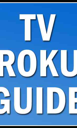 TV Roku Guide 1