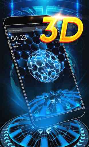 3D Holograma Tecnología Tema 1