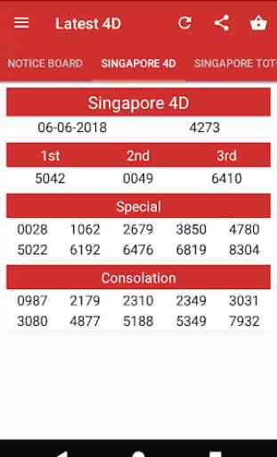 4dCombo SG: Live Singapore 4D Results 1