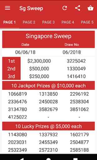 4dCombo SG: Live Singapore 4D Results 3