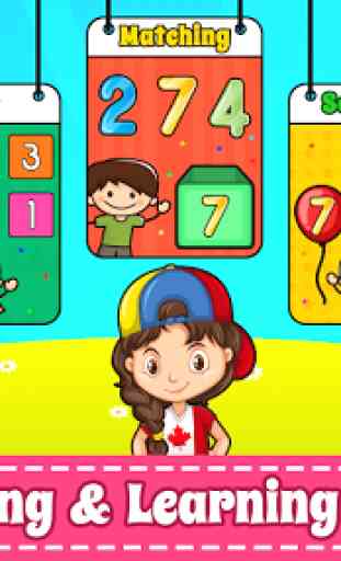 Aprende números para niños - 123 juegos de contar. 2