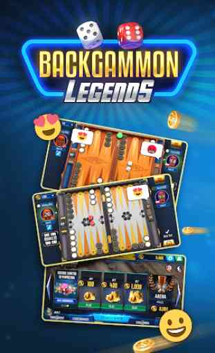 Backgammon Legends - online with chat 1