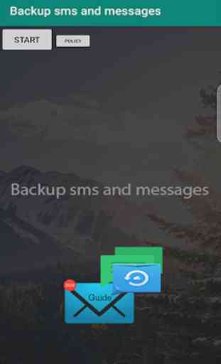 Backup sms and messages 1