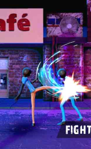 Batalla de Super KungFu: Stickman Street Fighter 3