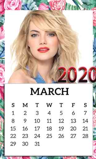 Calendar Photo Frame 2020 3